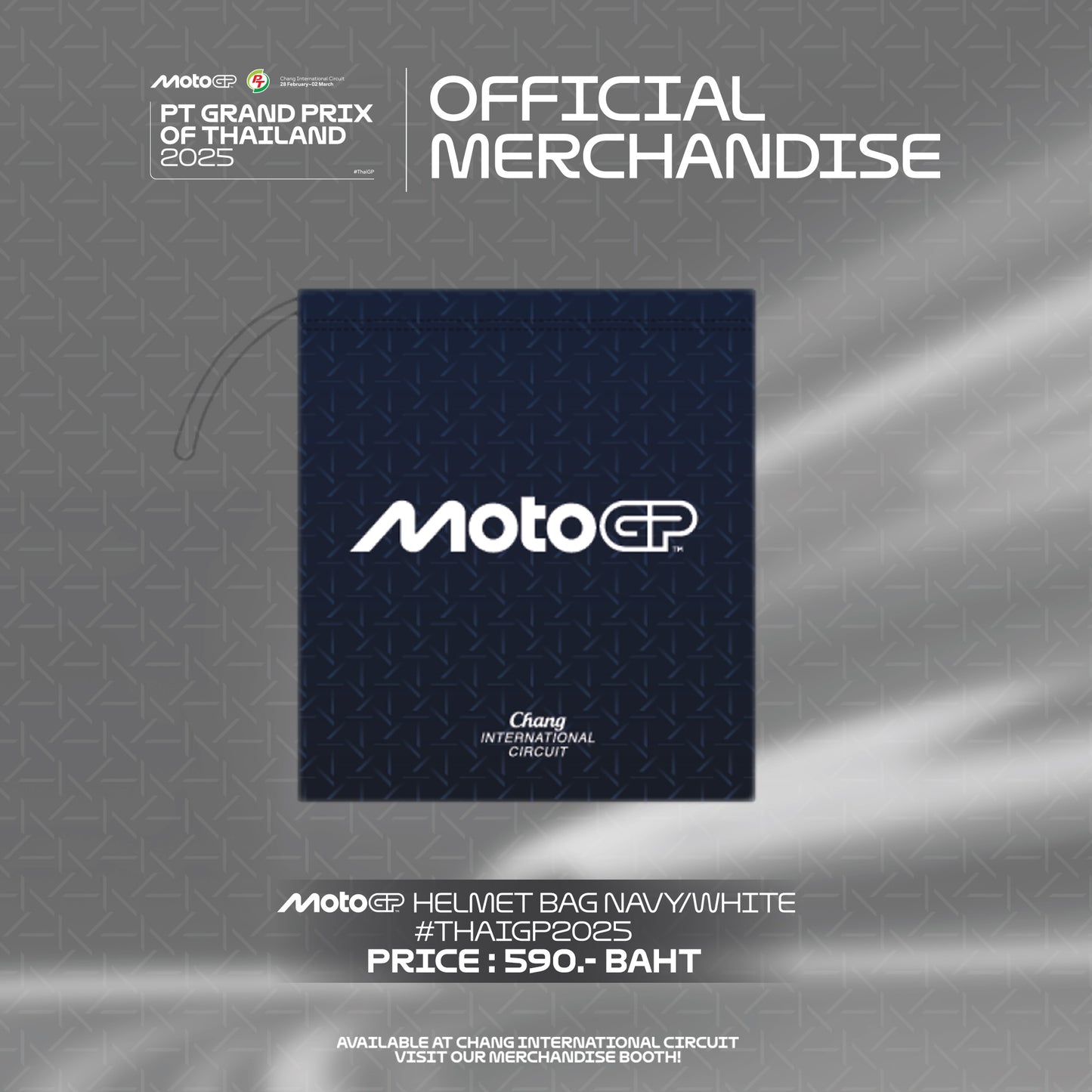 MotoGP™ HELMET BAG NAVY/WHITE #THAIGP2025