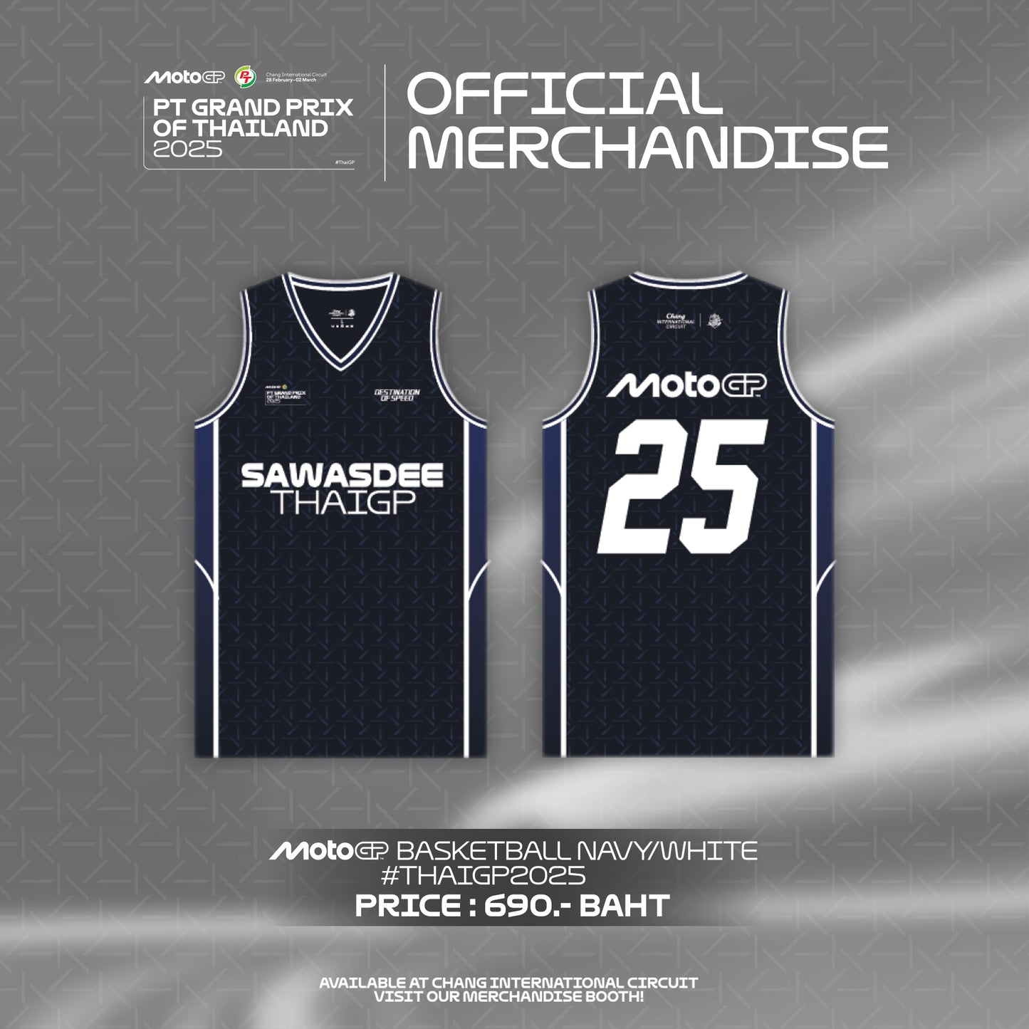 MotoGP™ BASKETBALL NAVY/WHITE #THAIGP2025