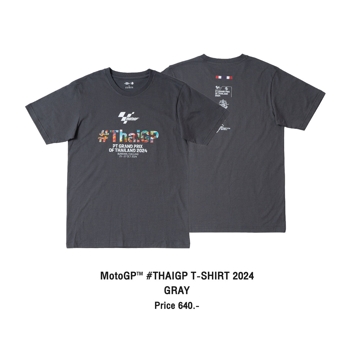 MotoGP™ GRAY #THAIGP T-SHIRT 2024