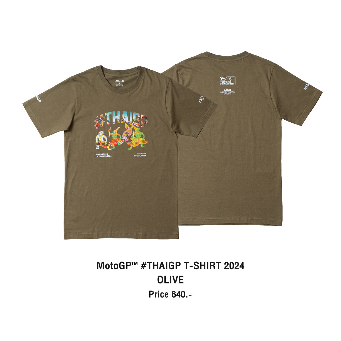 MotoGP™ OLIVE #THAIGP T-SHIRT 2024