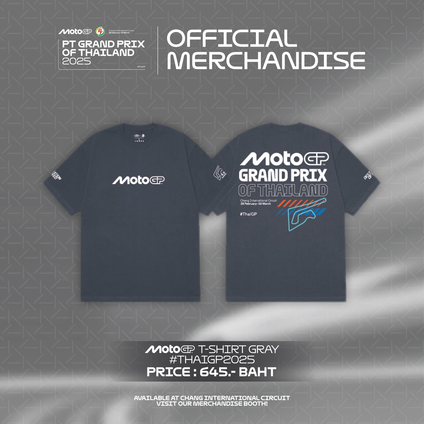 MotoGP™ T-SHIRT GRAY #THAIGP2025