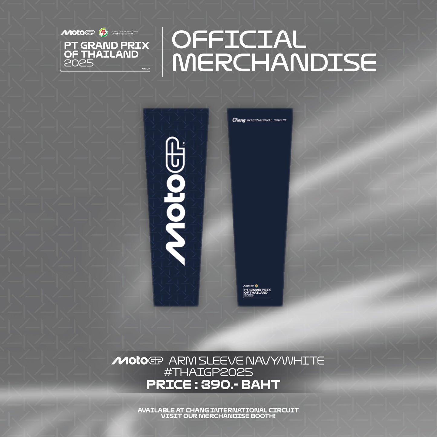 MotoGP™ ARM SLEEVE NAVY/WHITE #THAIGP2025