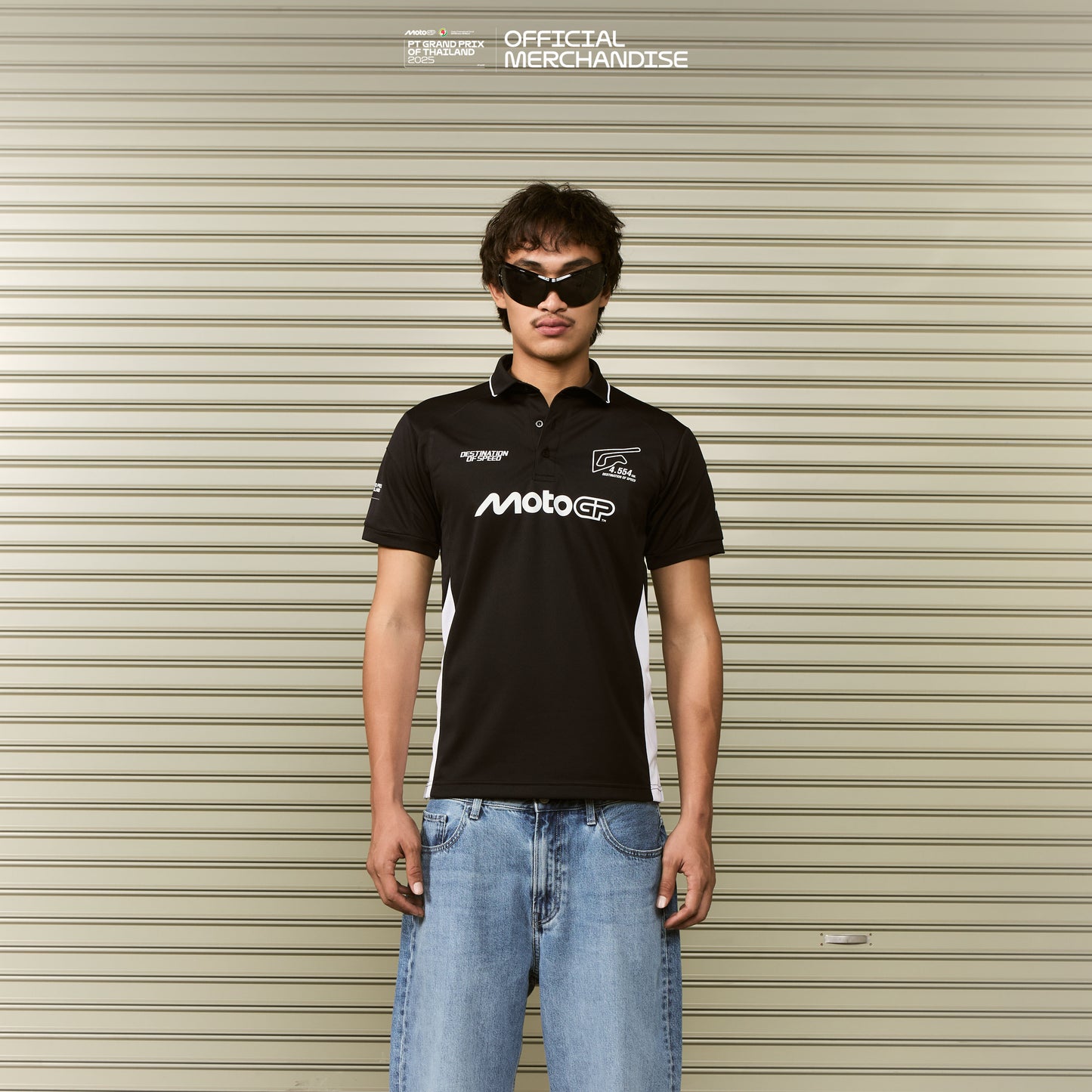 MotoGP™ POLO BLACK/WHITE #THAIGP2025