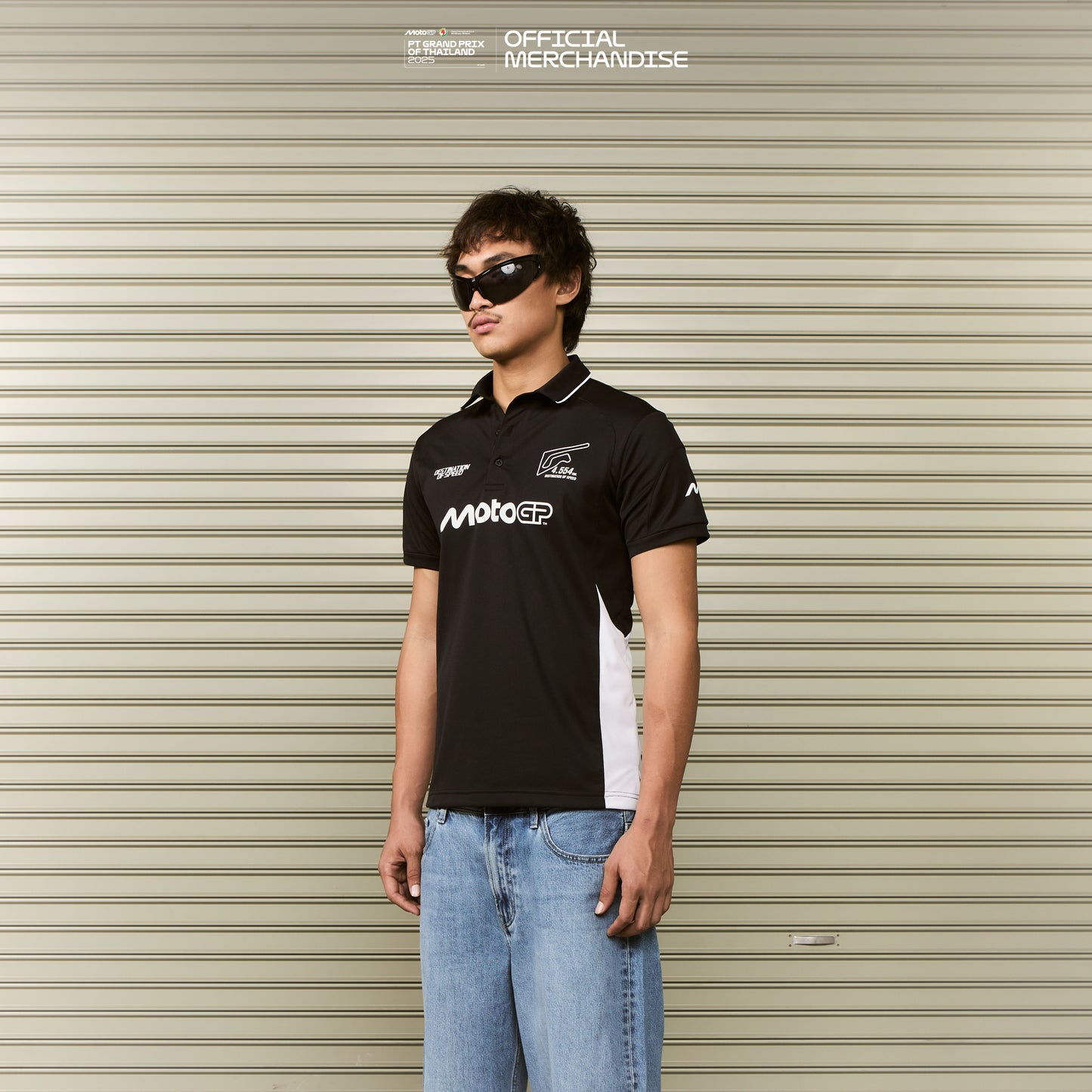MotoGP™ POLO BLACK/WHITE #THAIGP2025