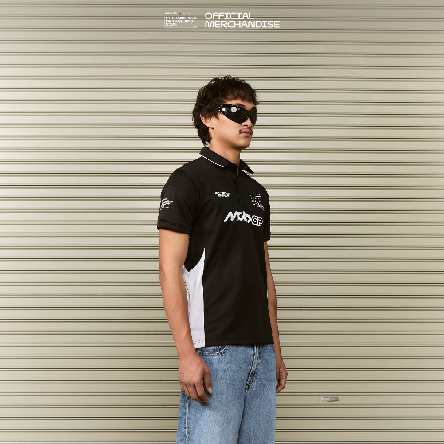 MotoGP™ POLO BLACK/WHITE #THAIGP2025