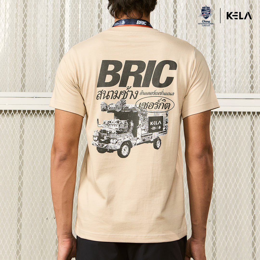 KELAXBRIC BEIGE THAI SHUTTLE T- SHIRT 2025