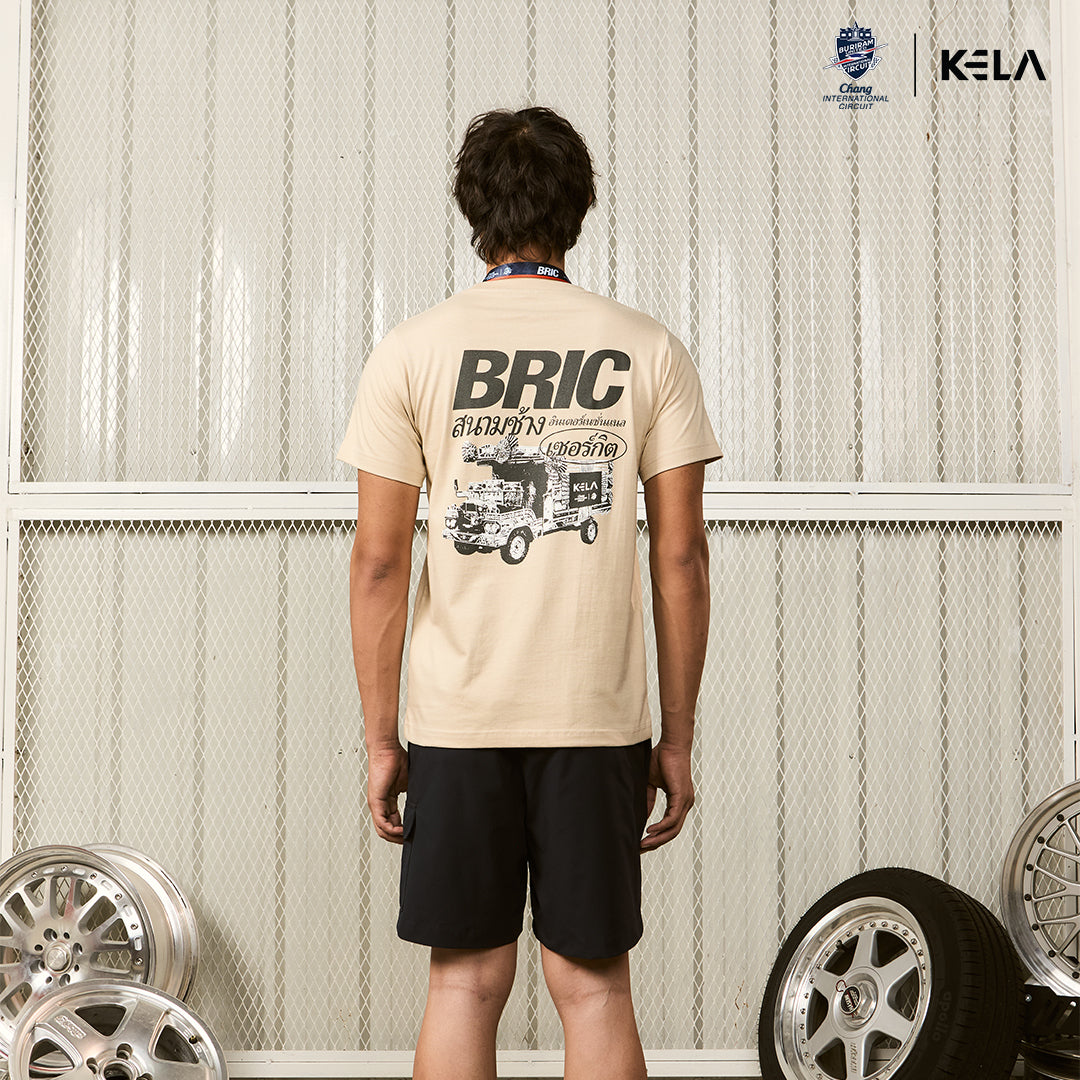 KELAXBRIC BEIGE THAI SHUTTLE T- SHIRT 2025