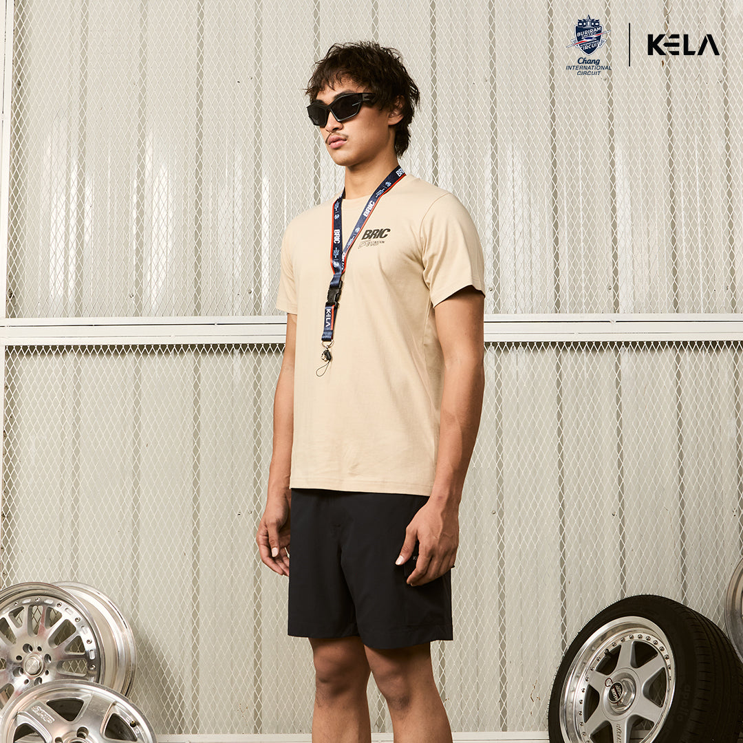 KELAXBRIC BEIGE THAI SHUTTLE T- SHIRT 2025