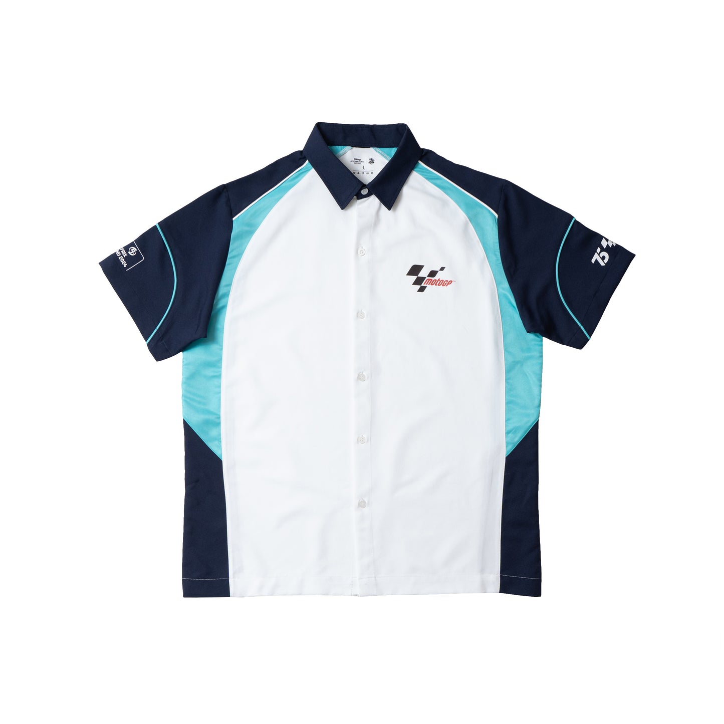 MotoGP™ WHITE/NAVY/BLUE OCEAN #THAIGP PIT SHIRT 2024