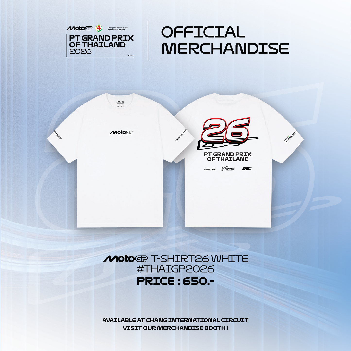 MotoGP™ WHITE T-SHIRT26 #THAIGP2026