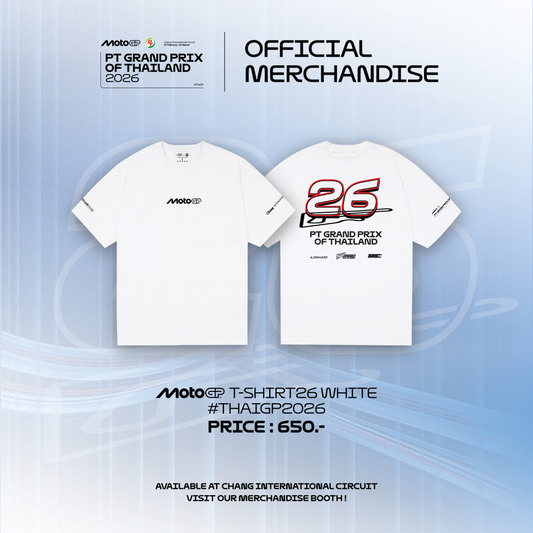 MotoGP™ WHITE T-SHIRT26 #THAIGP2026