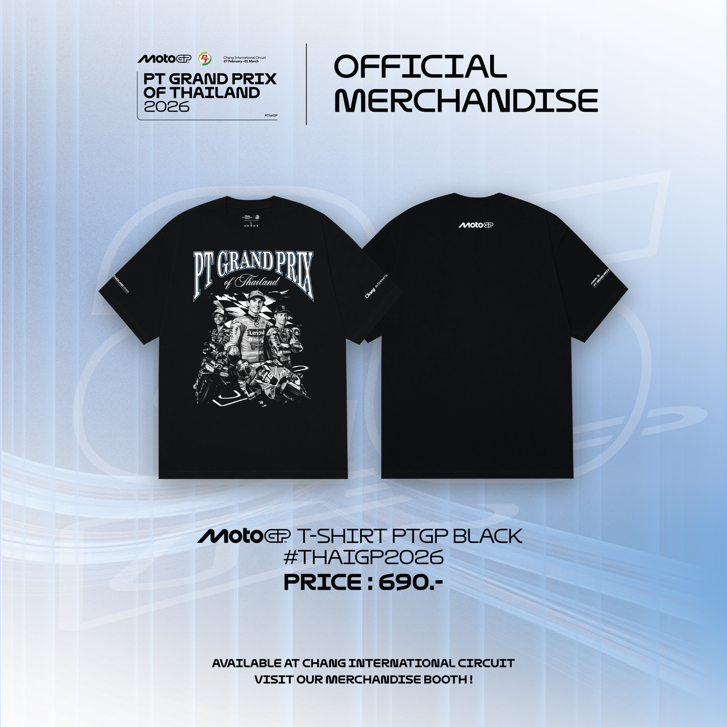MotoGP™ BLACK T-SHIRT PTGP #THAIGP2026