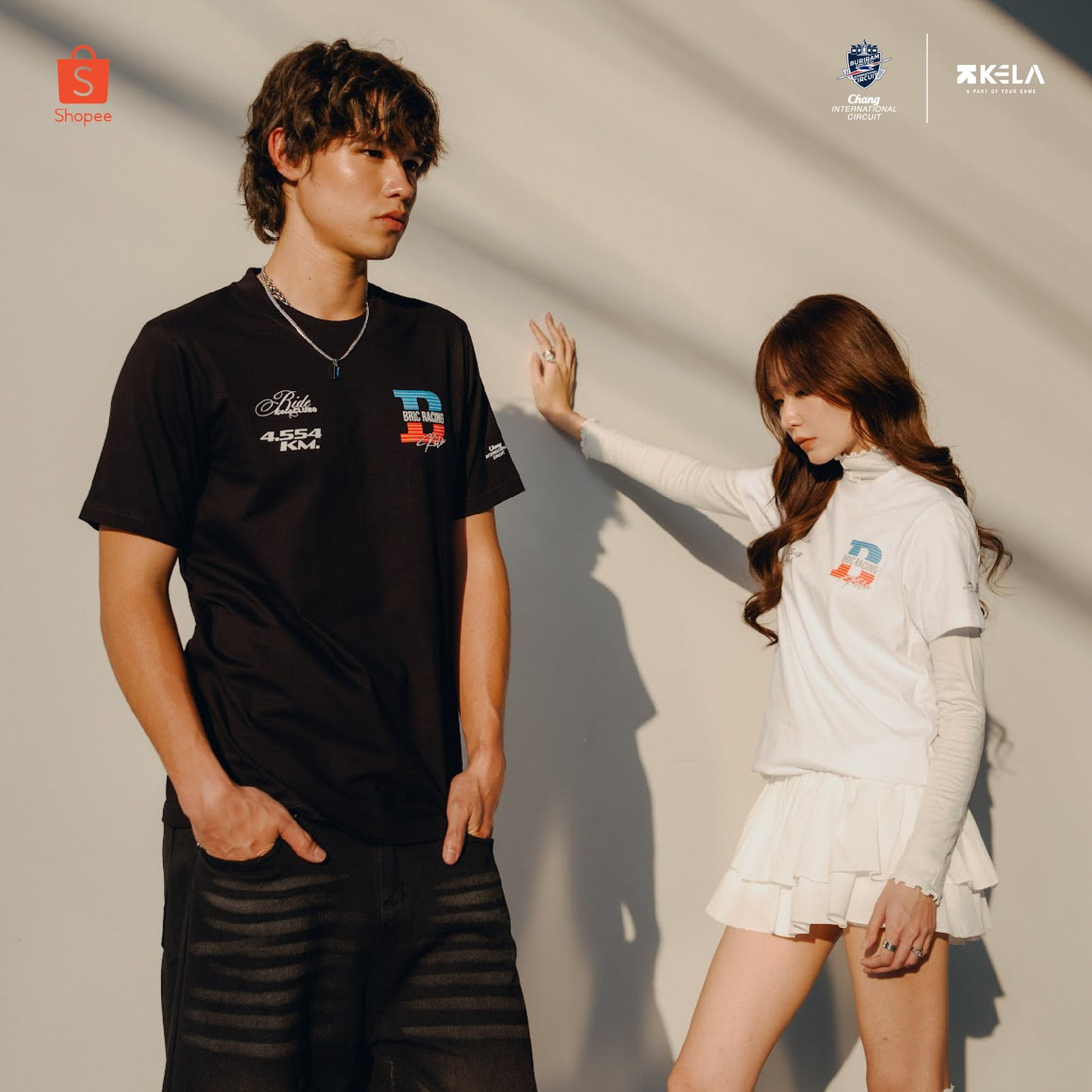 KELAxBRIC T-SHIRT BLACK DESTINATION26