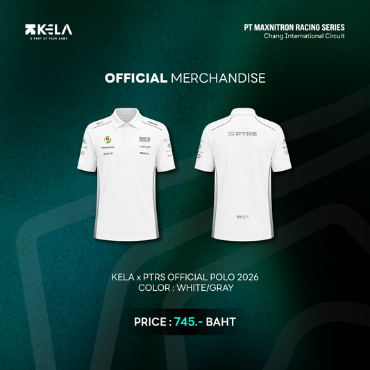 KELAxPTRS OFFICIAL POLO 2026 WHITE/GRAY