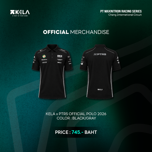 KELAxPTRS OFFICIAL POLO 2026 BLACK/GRAY