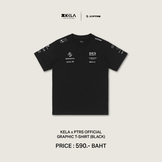 KELA x PTRS OFFICIAL GRAPHIC T-SHIRT (BLACK)