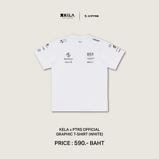 KELA x PTRS OFFICIAL GRAPHIC T-SHIRT (WHITE)